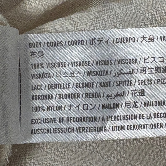 Y2K Abercrombie Fitch Women Satin Cami Sz XL Babydoll Lacey Cottage Fairy 2000s - Picture 10 of 12